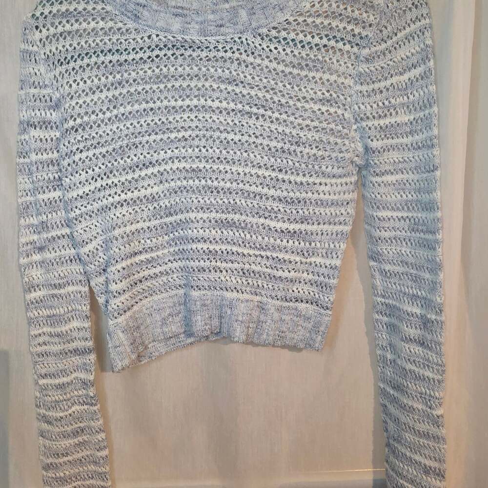 Arizona Jean Co Women's Crew Neck Knit Cropped Sweater Small